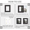 image:imageGolden State Art 25 Pack Black PreCut 8x10 Picture Mat for 5x7 Photo  AcidFree White Core Bevel Cut Frame Mattes with 45x65 inch Opening for 5x7 Prints Pictures Artworks8 x 10 Pack of 50 Black Mat