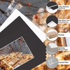 image:imageGolden State Art 25 Pack Black PreCut 8x10 Picture Mat for 5x7 Photo  AcidFree White Core Bevel Cut Frame Mattes with 45x65 inch Opening for 5x7 Prints Pictures Artworks8 x 10 Pack of 50 Black Complete Set