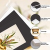 image:imageGolden State Art 5 Pack 16x20 Mat for 11x14 Pictures with Backing amp Bags  Black Color AcidFree PreCut 105x135 Opening for 11x14 Pictures amp Prints White Core Bevel Cut Mattes SetsBlack