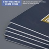 image:imageGolden State Art 5 Pack Double mat 11x14 for 8x10 Photo Black Over Black  AcidFree PreCutMat 75x95 Opening White Core Bevel Cut 8 Ply Double Mat adds elegant depth to framed photos and artworkDignity Blue Over Old Gold