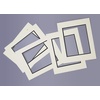 image:imageGolden State Art 5 Pack Double mat 11x14 for 8x10 Photo Black Over Black  AcidFree PreCutMat 75x95 Opening White Core Bevel Cut 8 Ply Double Mat adds elegant depth to framed photos and artworkLight Gray Over Black
