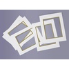 image:imageGolden State Art 5 Pack Double mat 11x14 for 8x10 Photo Black Over Black  AcidFree PreCutMat 75x95 Opening White Core Bevel Cut 8 Ply Double Mat adds elegant depth to framed photos and artworkOff White Over Old Gold
