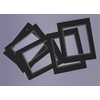 image:imageGolden State Art 5 Pack Double mat 11x14 for 8x10 Photo Black Over Black  AcidFree PreCutMat 75x95 Opening White Core Bevel Cut 8 Ply Double Mat adds elegant depth to framed photos and artworkBlack Over Black