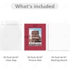 image:imageGolden State Art 50 Pack 8x10 Picture Mast for 5x7 Photos Mixed Colors  AcidFree PreCut Photo Mats 45x65 Opening for 5x7 Pictures Prints with White Core Bevel Cut Frame Mattes8 x 10 Pack of 50 Mix Colors Complete Set