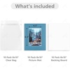 image:imageGolden State Art 50 Pack 8x10 Picture Mast for 5x7 Photos Mixed Colors  AcidFree PreCut Photo Mats 45x65 Opening for 5x7 Pictures Prints with White Core Bevel Cut Frame Mattes8 x 10 Pack of 10 Mix Colors Complete Set
