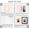 image:imageGolden State Art 50 Pack 8x10 Picture Mast for 5x7 Photos Mixed Colors  AcidFree PreCut Photo Mats 45x65 Opening for 5x7 Pictures Prints with White Core Bevel Cut Frame Mattes8 x 10 Pack of 20 Mix Color Mats Only