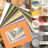 image:imageGolden State Art 50 Pack 8x10 Picture Mast for 5x7 Photos Mixed Colors  AcidFree PreCut Photo Mats 45x65 Opening for 5x7 Pictures Prints with White Core Bevel Cut Frame Mattes8 x 10 Pack of 25 Mix Colors Complete Set
