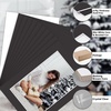 image:imageGolden State Art 50 Pack AcidFree Black 5x7 Picture Mat for 4x6 Photo  AcidFree PreCut 35x55 Opening 4Ply Bevel Cut Matte  White Core For 4x6 PrintsPictures and Artwork5 x 7 50Pack Complete Set