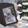 image:imageGolden State Art 50 Pack AcidFree Black 5x7 Picture Mat for 4x6 Photo  AcidFree PreCut 35x55 Opening 4Ply Bevel Cut Matte  White Core For 4x6 PrintsPictures and Artwork5 x 7 25Pack Black Mats