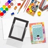 image:imageGolden State Art 50 Pack AcidFree Black 5x7 Picture Mat for 4x6 Photo  AcidFree PreCut 35x55 Opening 4Ply Bevel Cut Matte  White Core For 4x6 PrintsPictures and Artwork5 x 7 50Pack Complete Set