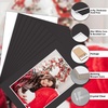 image:imageGolden State Art 50 Pack AcidFree Black 5x7 Picture Mat for 4x6 Photo  AcidFree PreCut 35x55 Opening 4Ply Bevel Cut Matte  White Core For 4x6 PrintsPictures and Artwork5 x 7 10Pack Complete Set