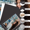 image:imageGolden State Art 50 Pack AcidFree Black 5x7 Picture Mat for 4x6 Photo  AcidFree PreCut 35x55 Opening 4Ply Bevel Cut Matte  White Core For 4x6 PrintsPictures and Artwork5 x 7 25Pack Complete Set