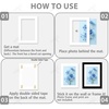 image:imageGolden State Art 50 Pack AcidFree White 5x7 Picture Mat for 4x6 Photo  AcidFreePreCut4Ply Bevel Cut With White Core For 4x6 PhotosPicturesPrintArtwork5x7 25Pack Mattes