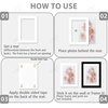 image:imageGolden State Art 50 Pack AcidFree White 5x7 Picture Mat for 4x6 Photo  AcidFreePreCut4Ply Bevel Cut With White Core For 4x6 PhotosPicturesPrintArtwork5x7 50Pack Mattes