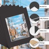 image:imageGolden State Art 50 Pack Black 11x14 Picture Mat for 8x10 PhotoBackingBag  AcidFree PreCut Mats with 75x95 Opening for 8x10 Prints White Core Bevel Cut Frame Mattes SetsMats Only 11x14 for 8x10