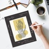 image:imageGolden State Art 50 Pack Black 11x14 Picture Mat for 8x10 PhotoBackingBag  AcidFree PreCut Mats with 75x95 Opening for 8x10 Prints White Core Bevel Cut Frame Mattes SetsMats Only 11x14 for 8x10