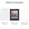 image:imageGolden State Art 50 Pack Black 11x14 Picture Mat for 8x10 PhotoBackingBag  AcidFree PreCut Mats with 75x95 Opening for 8x10 Prints White Core Bevel Cut Frame Mattes SetsComplete Set 11x14 for 8x10