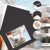 image:imageGolden State Art 50 Pack Black 11x14 Picture Mat for 8x10 PhotoBackingBag  AcidFree PreCut Mats with 75x95 Opening for 8x10 Prints White Core Bevel Cut Frame Mattes SetsComplete Set 11x14 for 8x10