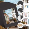 image:imageGolden State Art 50 Pack Black 11x14 Picture Mat for 8x10 PhotoBackingBag  AcidFree PreCut Mats with 75x95 Opening for 8x10 Prints White Core Bevel Cut Frame Mattes SetsMats Set 11x14 for 8x10