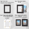 image:imageGolden State Art 50 Pack Black 11x14 Picture Mat for 8x10 PhotoBackingBag  AcidFree PreCut Mats with 75x95 Opening for 8x10 Prints White Core Bevel Cut Frame Mattes SetsMats Only 11x14 for 8x10