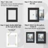 image:imageGolden State Art 50 Pack Black 11x14 Picture Mat for 8x10 PhotoBackingBag  AcidFree PreCut Mats with 75x95 Opening for 8x10 Prints White Core Bevel Cut Frame Mattes SetsMats Set 11x14 for 8x10