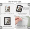 image:imageGolden State Art 50 Pack Black 11x14 Picture Mat for 8x10 PhotoBackingBag  AcidFree PreCut Mats with 75x95 Opening for 8x10 Prints White Core Bevel Cut Frame Mattes SetsComplete Set 11x14 for 8x10