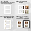 image:imageGolden State Art Black 8x10 Mats for Two 4x6 Pictures Pack of 5  Bevel Cut Mats for Two Photos AcidFree White Core for Photographs Prints Artworks  Great for Graduations FramesWhite