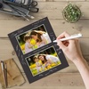 image:imageGolden State Art Black 8x10 Mats for Two 4x6 Pictures Pack of 5  Bevel Cut Mats for Two Photos AcidFree White Core for Photographs Prints Artworks  Great for Graduations FramesBlack