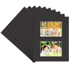 image:imageGolden State Art Black 8x10 Mats for Two 4x6 Pictures Pack of 5  Bevel Cut Mats for Two Photos AcidFree White Core for Photographs Prints Artworks  Great for Graduations FramesBlack