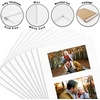 image:imageGolden State Art Black 8x10 Mats for Two 4x6 Pictures Pack of 5  Bevel Cut Mats for Two Photos AcidFree White Core for Photographs Prints Artworks  Great for Graduations FramesWhite