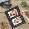 image:imageGolden State Art Black 8x10 Mats for Two 4x6 Pictures Pack of 5  Bevel Cut Mats for Two Photos AcidFree White Core for Photographs Prints Artworks  Great for Graduations FramesBlack