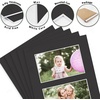 image:imageGolden State Art Black 8x10 Mats for Two 4x6 Pictures Pack of 5  Bevel Cut Mats for Two Photos AcidFree White Core for Photographs Prints Artworks  Great for Graduations FramesBlack