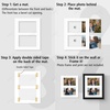 image:imageGolden State Art Black 8x10 Mats for Two 4x6 Pictures Pack of 5  Bevel Cut Mats for Two Photos AcidFree White Core for Photographs Prints Artworks  Great for Graduations FramesWhite