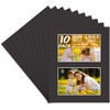 image:imageGolden State Art Black 8x10 Mats for Two 4x6 Pictures Pack of 5  Bevel Cut Mats for Two Photos AcidFree White Core for Photographs Prints Artworks  Great for Graduations FramesBlack
