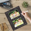 image:imageGolden State Art Black 8x10 Mats for Two 4x6 Pictures Pack of 5  Bevel Cut Mats for Two Photos AcidFree White Core for Photographs Prints Artworks  Great for Graduations FramesBlack