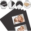 image:imageGolden State Art Black 8x10 Mats for Two 4x6 Pictures Pack of 5  Bevel Cut Mats for Two Photos AcidFree White Core for Photographs Prints Artworks  Great for Graduations FramesBlack