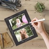 image:imageGolden State Art Black 8x10 Mats for Two 4x6 Pictures Pack of 5  Bevel Cut Mats for Two Photos AcidFree White Core for Photographs Prints Artworks  Great for Graduations FramesBlack