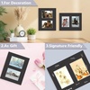 image:imageGolden State Art Black 8x10 Mats for Two 4x6 Pictures Pack of 5  Bevel Cut Mats for Two Photos AcidFree White Core for Photographs Prints Artworks  Great for Graduations FramesBlack