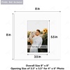 image:imageGolden State Art Pack of 10 4x4 for 3x3 Black Picture Photo Mats  With 25x25 Opening for 3x3 Photos Prints Bevel Cut Acid Free White Core Frame MattesWhite