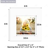 image:imageGolden State Art Pack of 10 4x4 for 3x3 Black Picture Photo Mats  With 25x25 Opening for 3x3 Photos Prints Bevel Cut Acid Free White Core Frame MattesWhite