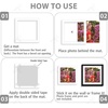 image:imageGolden State Art Pack of 10 4x4 for 3x3 Black Picture Photo Mats  With 25x25 Opening for 3x3 Photos Prints Bevel Cut Acid Free White Core Frame MattesWhite
