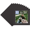 image:imageGolden State Art Pack of 10 4x4 for 3x3 Black Picture Photo Mats  With 25x25 Opening for 3x3 Photos Prints Bevel Cut Acid Free White Core Frame MattesBlack