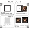 image:imageGolden State Art Pack of 10 4x4 for 3x3 Black Picture Photo Mats  With 25x25 Opening for 3x3 Photos Prints Bevel Cut Acid Free White Core Frame MattesBlack