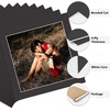 image:imageGolden State Art Pack of 10 4x4 for 3x3 Black Picture Photo Mats  With 25x25 Opening for 3x3 Photos Prints Bevel Cut Acid Free White Core Frame MattesBlack