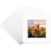 image:imageGolden State Art Pack of 10 4x4 for 3x3 Black Picture Photo Mats  With 25x25 Opening for 3x3 Photos Prints Bevel Cut Acid Free White Core Frame MattesWhite