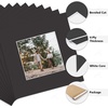 image:imageGolden State Art Pack of 10 4x4 for 3x3 Black Picture Photo Mats  With 25x25 Opening for 3x3 Photos Prints Bevel Cut Acid Free White Core Frame MattesBlack