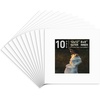 image:imageGolden State Art Pack of 10 4x4 for 3x3 Black Picture Photo Mats  With 25x25 Opening for 3x3 Photos Prints Bevel Cut Acid Free White Core Frame MattesWhite