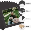 image:imageGolden State Art Pack of 10 4x4 for 3x3 Black Picture Photo Mats  With 25x25 Opening for 3x3 Photos Prints Bevel Cut Acid Free White Core Frame MattesBlack