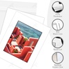 image:imageGolden State Art Pack of 2511x14 BlackCore White Mats for 8x10 Pictures  Includes Backing Boards  Clear Bags  AcidFree Bevel Cut  Great for Weddings Engagements Graduations