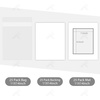 image:imageGolden State Art Pack of 2511x14 BlackCore White Mats for 8x10 Pictures  Includes Backing Boards  Clear Bags  AcidFree Bevel Cut  Great for Weddings Engagements Graduations